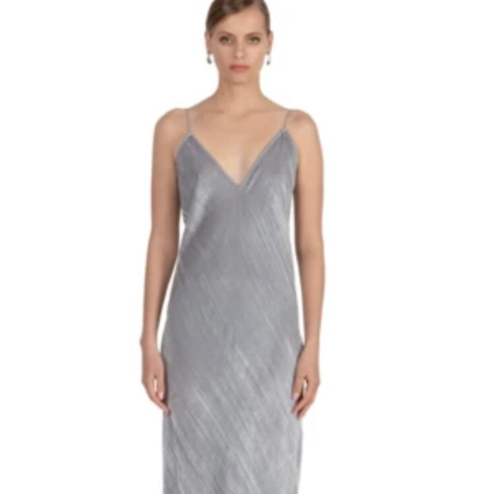 AOTC Gale Slip Dress SILVER sz 0 - Picture 5 of 14